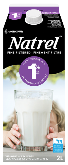 Natrel Lait finement-filtre 1% 2L