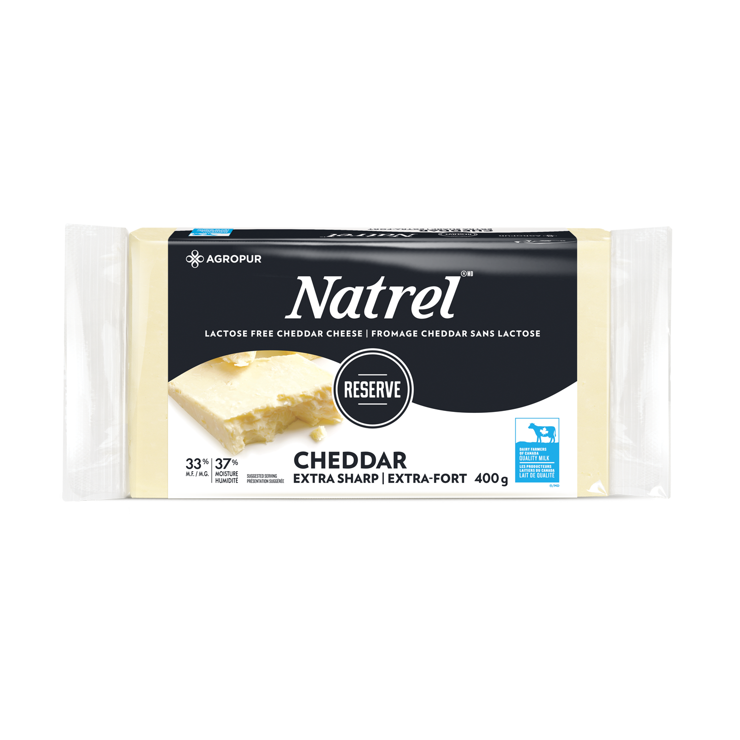 Cheddar Extra Fort Natrel 400g