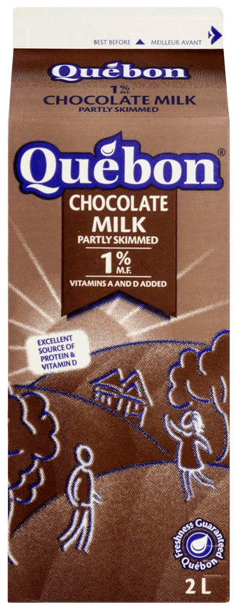 Québon 1% Chocolate Milk 2 L