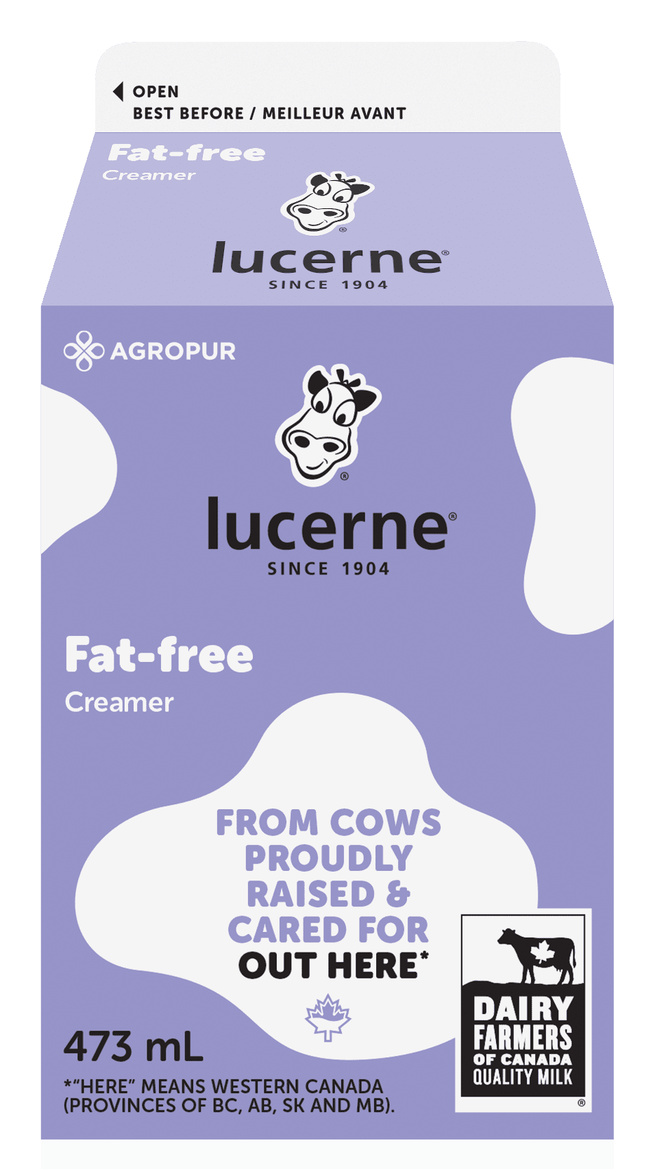 Lucerne 0% Fat Free Creamer 473 Milliliters