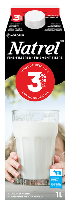 Natrel Fine-Filtered Milk 3.25% 1L
