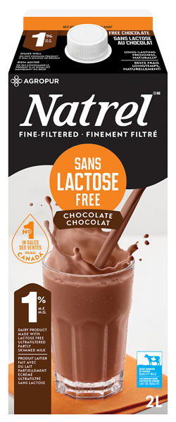 Natrel Lactose Free Chocolate Milk 2L
