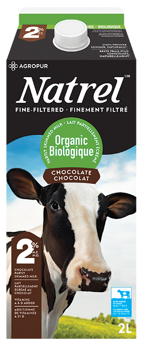 Natrel chocolate organic milk