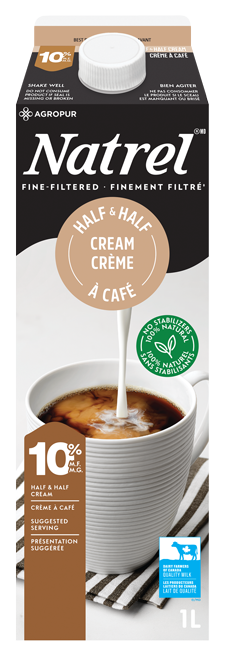10 Half Half Cream Fine Filtered Natrel