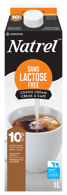 Natrel Lactose Free 10 Coffee Cream Natrel