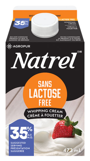 Natrel Lactose Free 35 Whipping Cream Natrel