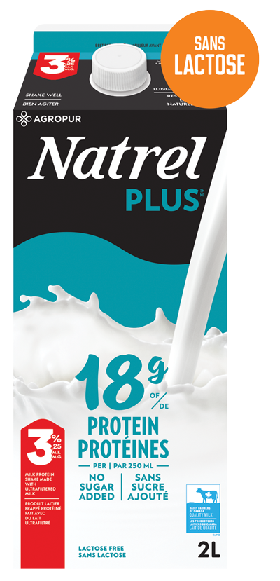 Lait sans lactose 3,25% 2 L - Lait