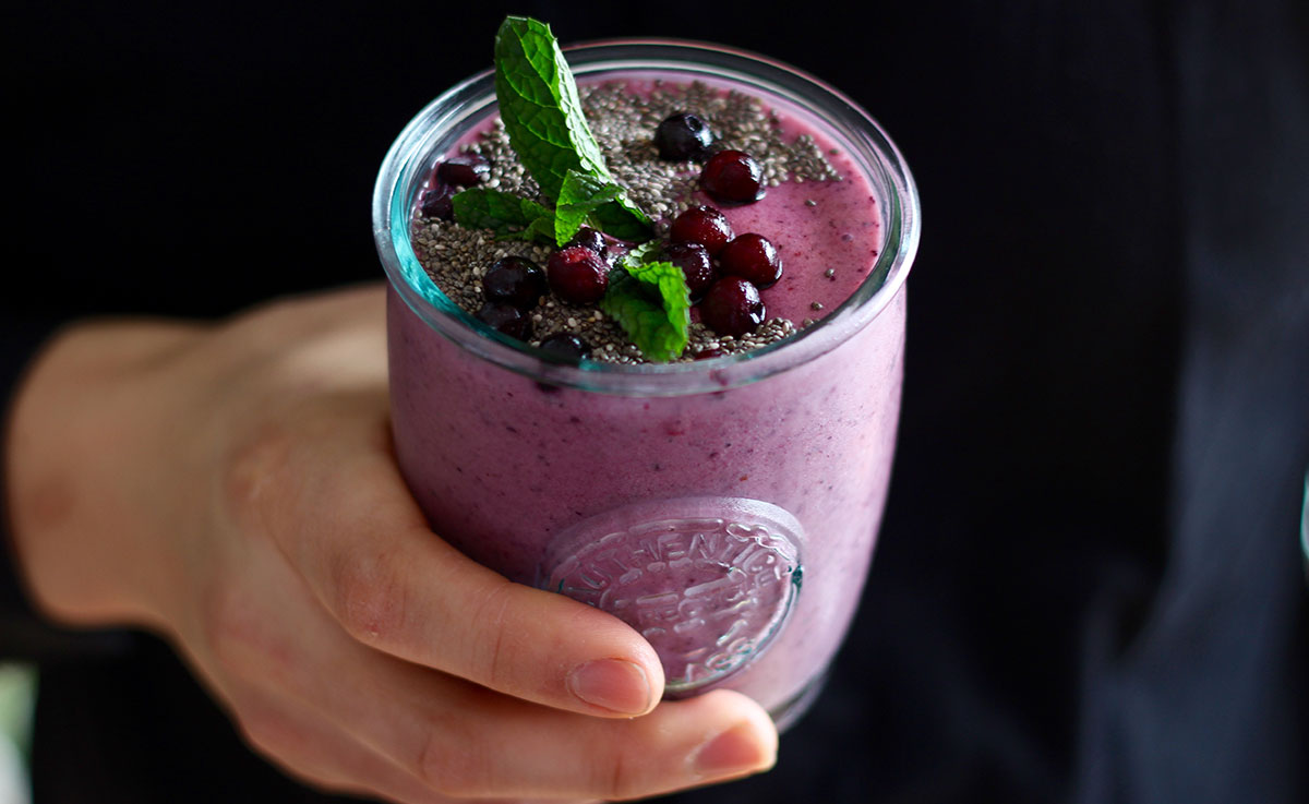 Smoothie sans lactose aux petits fruits Natrel