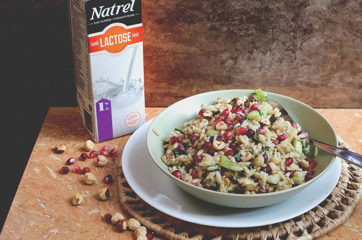 Middle Eastern-Inspired Orzo Pasta Salad | Natrel