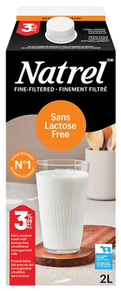 Natrel Sans Lactose 3.25% 2L