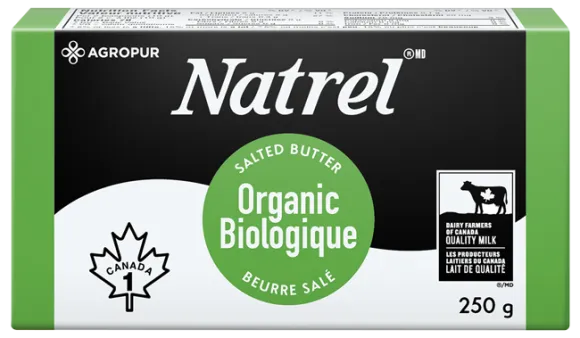 Beurre biologique Natrel