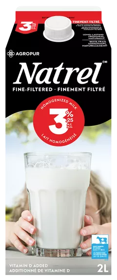 Natrel Fine filtered 3,25% Milk 2L