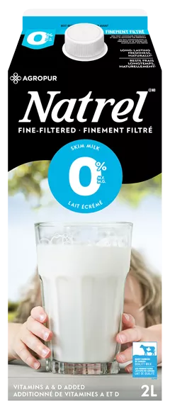 Natrel Lait Finement Filtré Écrémé 2L