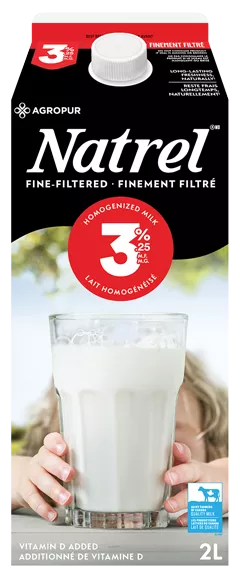 Natrel Lait Finement Filtré 3.25% 2L