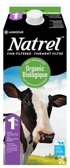 Natrel Fine Filtered Organic Milk 1% 2L