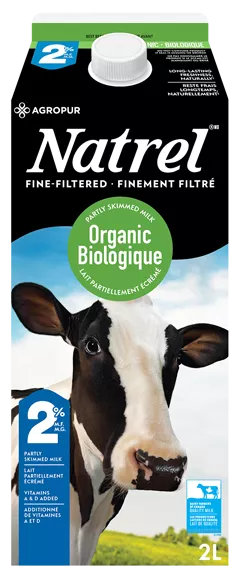 Organic Fine-Filtered 2% milk 2L