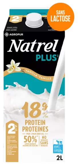 Natrel Plus Vanille Breuvage Laitier Protéiné 2L