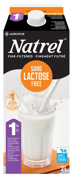 Natrel Sans Lactose 1% 2L