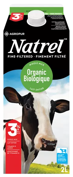 Lait Finement Filtré Biologique 3,8 % Natrel