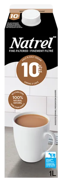 Natrel 10% Half & Half Cream fine-filtered