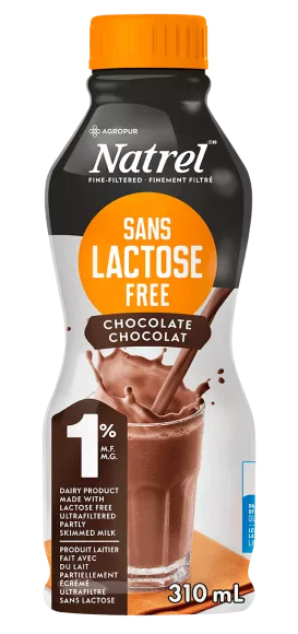 Natrel Lactose Free Chocolate 1% On The Go