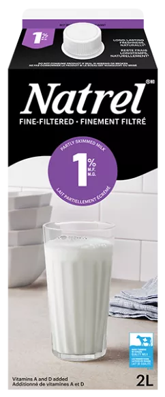 Natrel Fine Filtered Milk 1% 2L