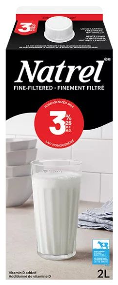 Natrel Fine filtered 3,25% Milk 2L