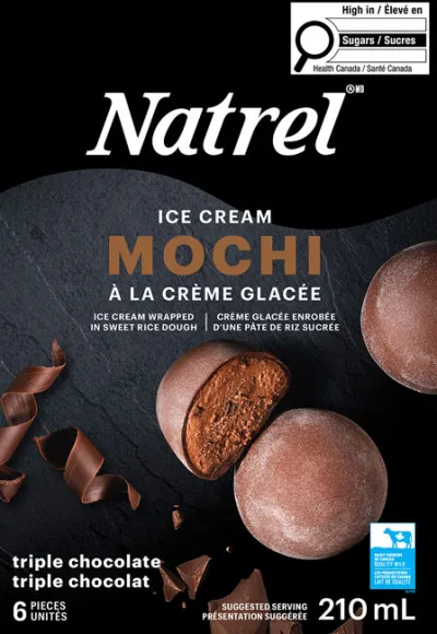 Natrel Triple Chocolate Ice Cream Mochi