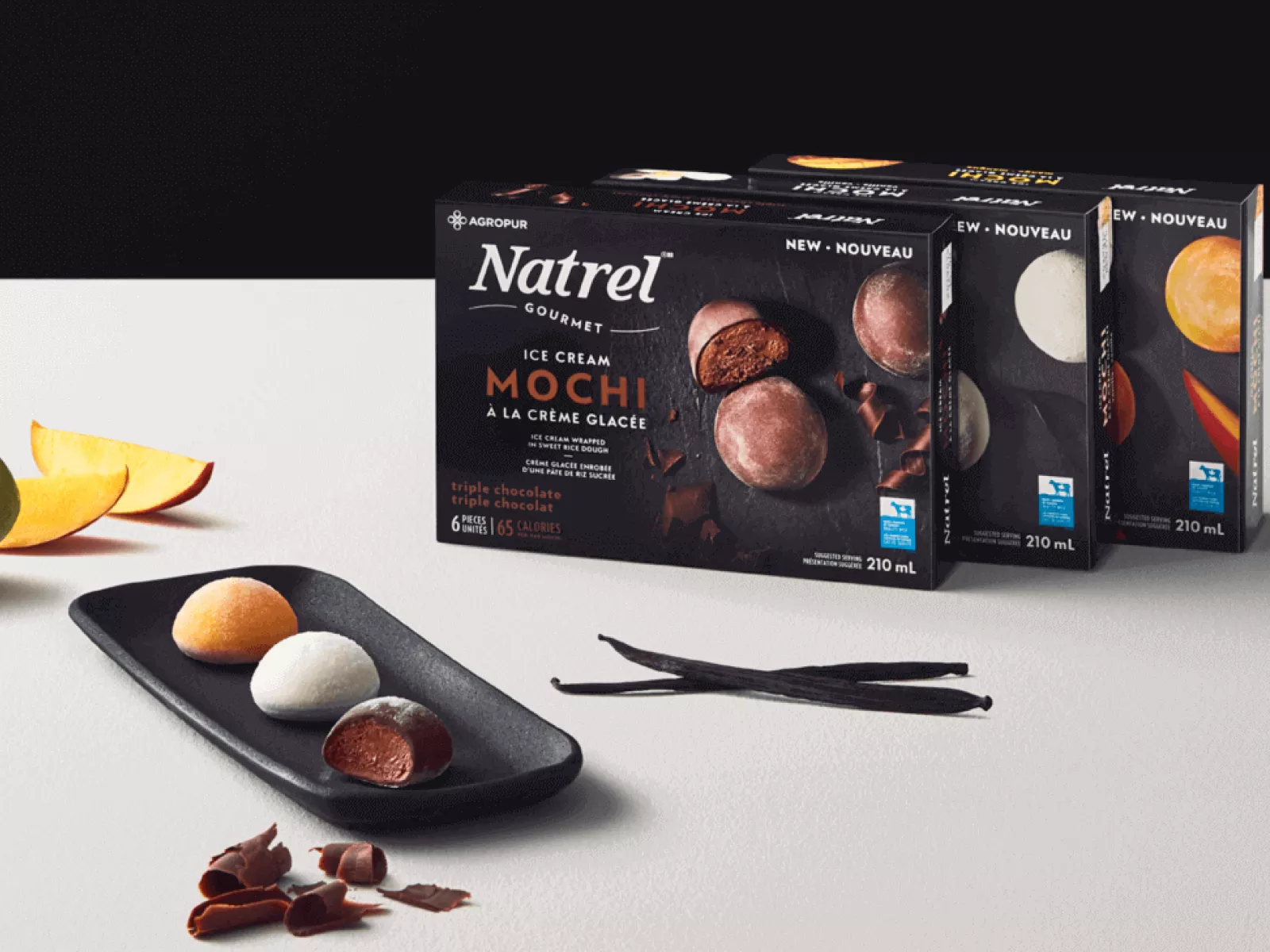 Mochi à la crème glacée Natrel