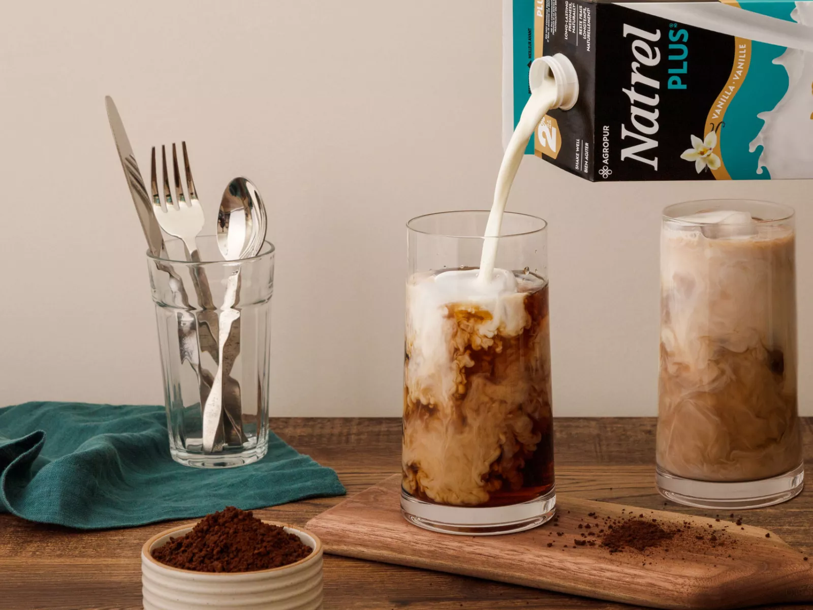 Natrel Plus Vanilla iced coffee