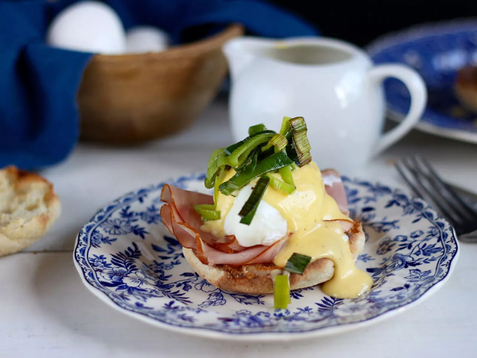 Lactose free eggs benedict