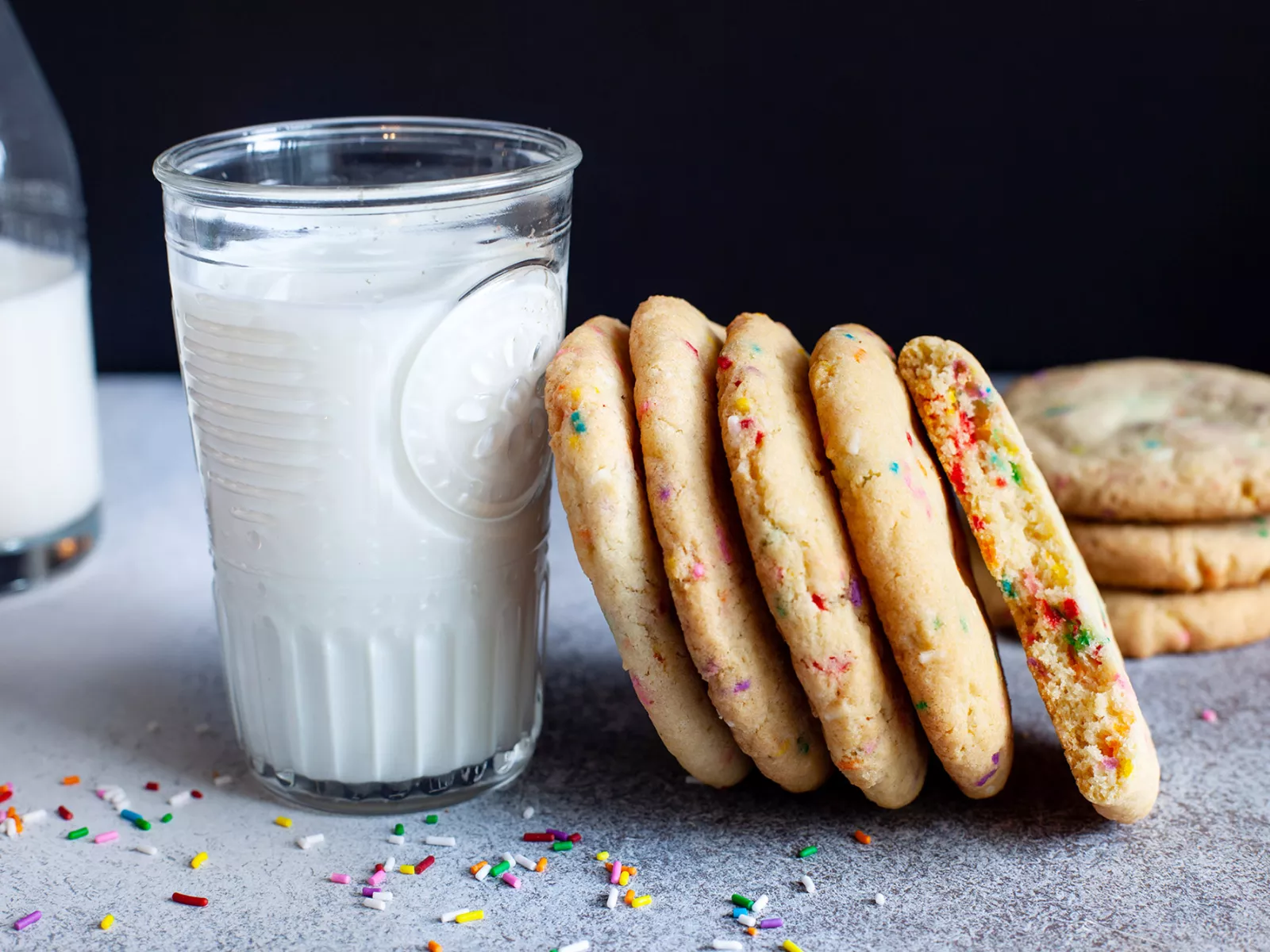 Festive Cookies with Colourful Confetti