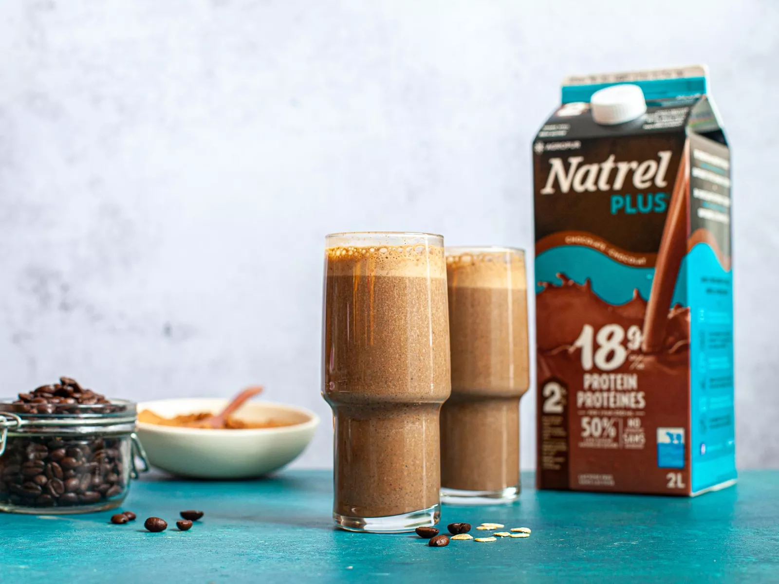 Smoothie protéiné Natrel Plus banane-moka