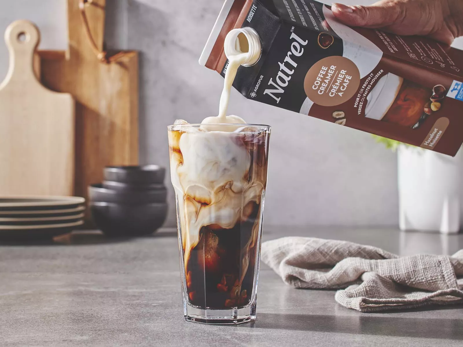 Flavored express iced coffee