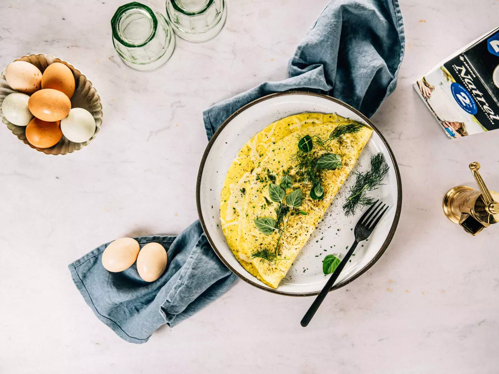 Natrel simple omelette