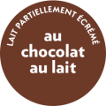 Lait au chocolat au lait