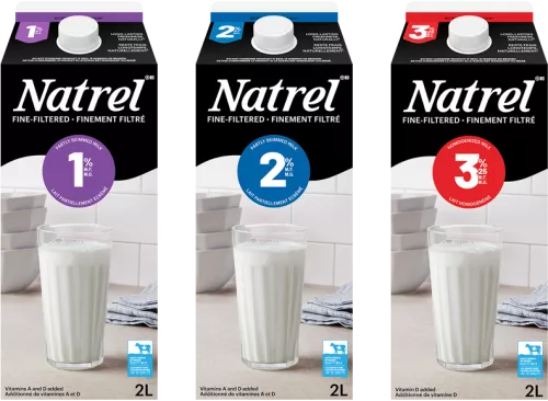 Natrel fine-filtred milks