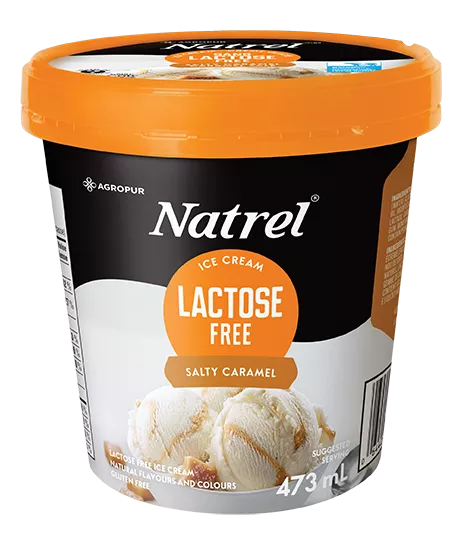 Salty Caramel Lactose Free Ice Cream