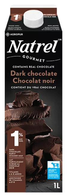 Lait au chocolat noir