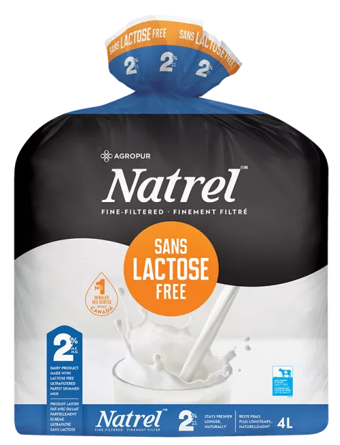 natrel lait sans lactose 2% 4 litres - Fruiterie Potager