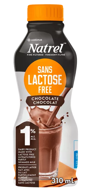 Natrel Lactose Free Chocolate 1% On The Go