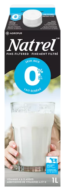 Natrel Fine-filtered Skim Milk 1 Liter
