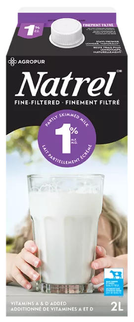 Natrel Fine-filtered Milk 1 % 2 Liters
