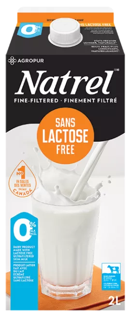 Natrel Lactose Free Skim 2 liters