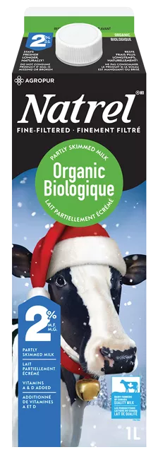 Natrel Organic Fine-Filtered 2% Milk 1L