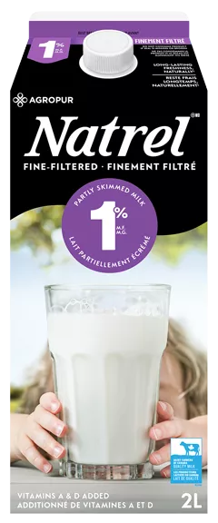 Natrel Lait finement-filtre 1% 2L