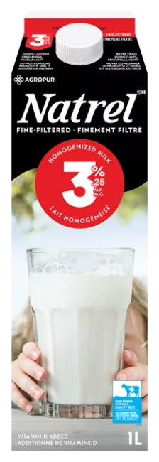 Natrel Fine-Filtered Milk 3.25% 1L