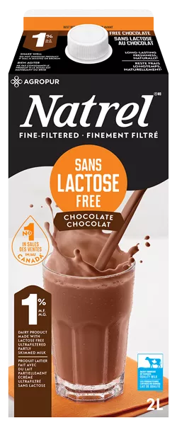 Natrel Lactose Free Chocolate Milk 2L