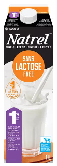 Natrel Lactose Free 1% 1L