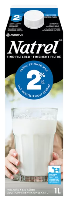 Natrel Lait Finement-Filtré 2% 1L